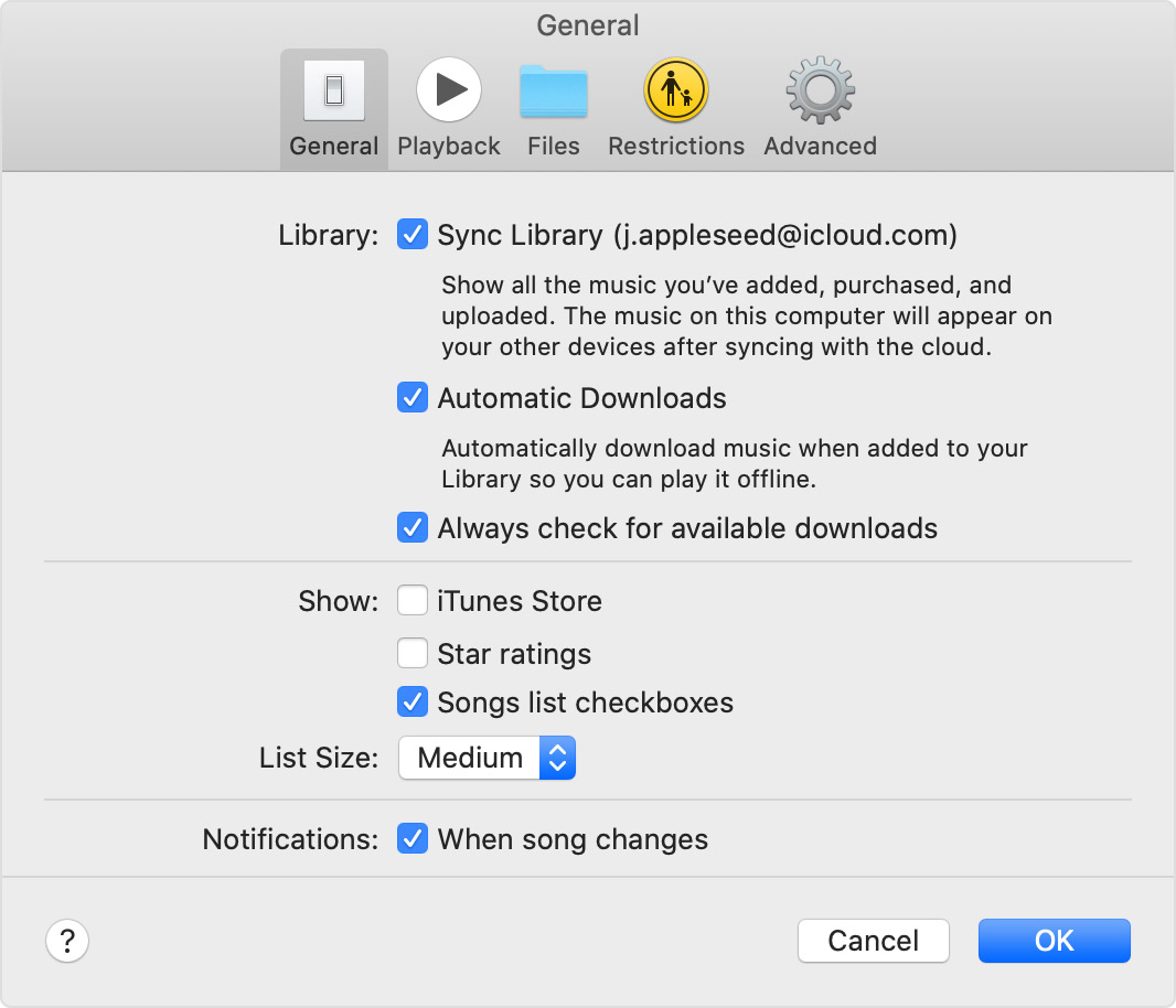 Access library on mac